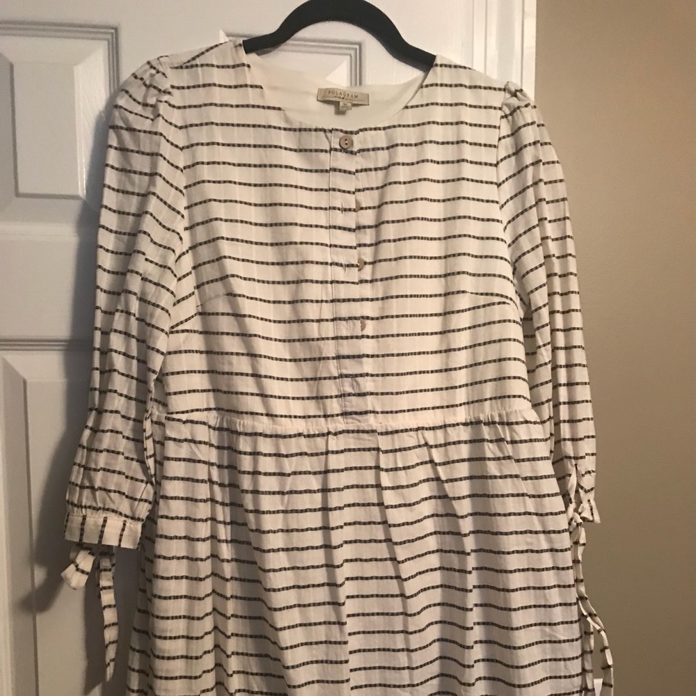 Roolee cream and black dress